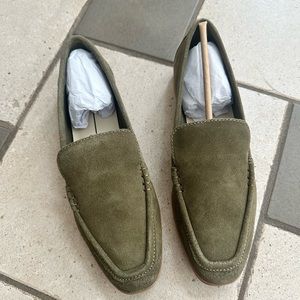 Dolce Vita Catela loafers, khaki suede. Size 8. New in box.